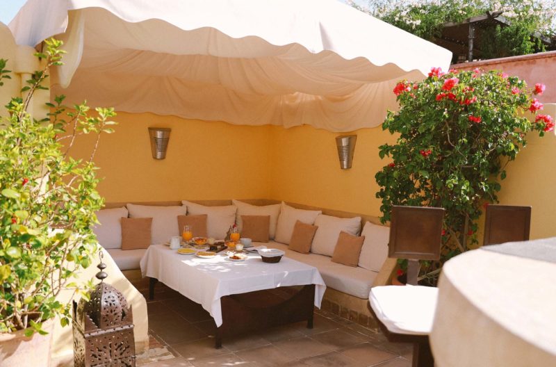 RIAD COCOON MARRAKECH | riad luxe medina, terrasse petit-déjeuner marrakech